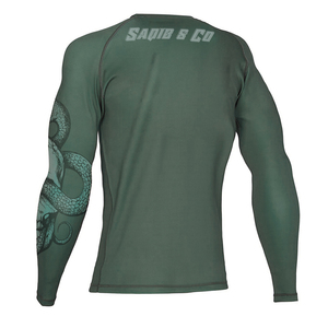 Camiseta de Compresión Transpirable de Primera Calidad con Estampado de Olivas, Camiseta de Manga Larga Unisex para Adultos - Product Image 2