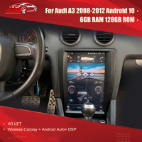 Aucar 12.1 "Android 10.0 autoradio audio GPS Navigation Android voiture stéréo lecteur DVD système de musique pour AUDI A3 2009-2012