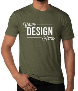 T-shirt Muscle personnalisé T-shirt homme Tri-mélange personnalisé T-shirt Muscle personnalisé Bella + toile T-shirt Jersey unisexe - Product Image 3