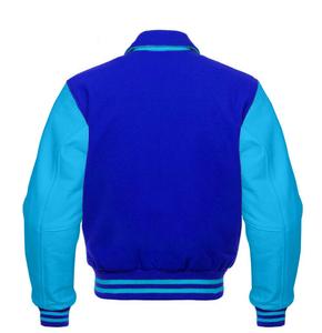 Chaqueta Bomber de invierno personalizable de talla grande para hombre, estilo universitario de béisbol con detalle de Letterman, impermeable y transpirable - Product Image 4