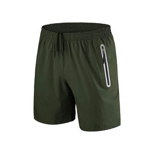 Summer Sports Running Solid Casual Digital Printing Polyester/Cotton Waterproof Breathable Sweat Shorts for Men - Product Image 3