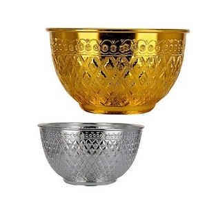 Round Shape Sliver Color Food Bowl Set Of 3 Different Size <b>Iron</b> Decorative Serving Bowl At <b>Cheapest</b> Price - Product Image 3