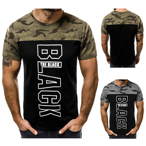 Summer Fashion Men's T Shirt Casual <b>Patchwork</b> Short Sleeve T Shirt Mens Clothing Trend Casual Slim Fit Hip-Hop <b>Top</b> Tees Custom - Product Image 5