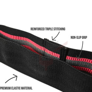 Wholesale Heavy Booty <b>Workout</b> Fabric Resistance <b>Band</b> Set Neoprene and Latex with Elasticity Small MOQ - Product Image 4