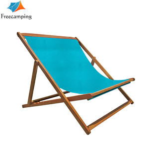 Sedia <span class=keywords><strong>da</strong></span> Spiaggia Pieghevole in Legno di Faggio e Pino di Alta Qualità, Doppia Seduta, per Esterni - Product Image 2
