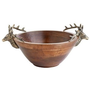 Bol de service en bois et platers bol à salade plateaux de riz bol à légumes utilisé de manière polyvalente à bas prix - Product Image 2