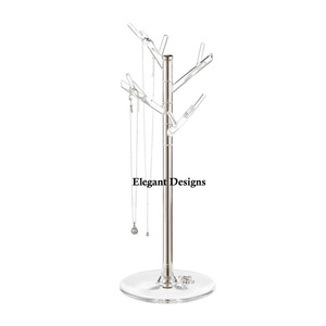 Support à bijoux en métal écologique de luxe, design moderne fait à la main, qualité supérieure, décoration de table - Product Image 3