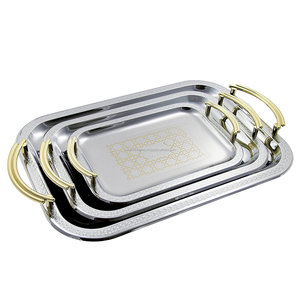 En acier En Métal Plateau de Service En Gros de L'inde - Product Image 6