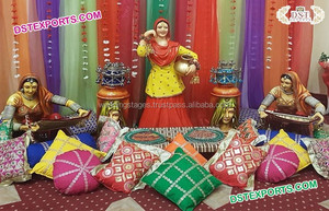 Statue de femme de Culture punk jabs, Statue en Fiber, décoration de mariage - Product Image 2