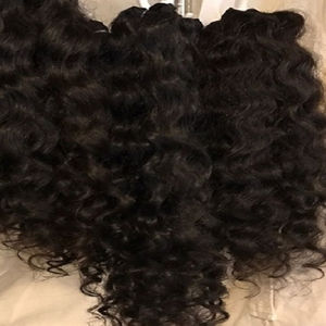 Extensiones virgen de cabello rizado profundo de alta calidad Remy indio 100%, sensación de mano, cutícula suave alineada, paquetes de cabello humano - Product Image 3