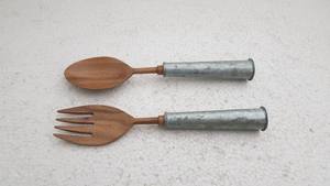 Natural Solid Acacia <b>Wood</b> <b>Salad</b> <b>Server</b> Resin <b>Salad</b> <b>Server</b> Hotel Ware Kitchen Ware Restaurant Dinner Ware Table Decor <b>Salad</b> Tools - Product Image 6