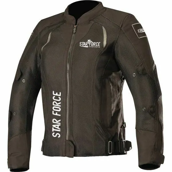 Sfi Hoge Kwaliteit Custom Mannen Motorbike Textiel Airbag Jas Motorfiets Cordura Jas Voor Auto Racing