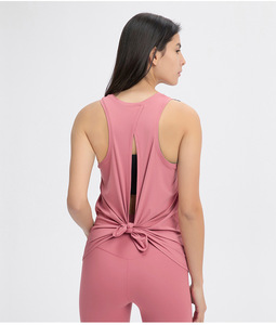 T-shirt décontracté ample pour femme, 100% coton, 2022, débardeurs respirants pour femme, ensembles de vêtements sans manches pour filles - Product Image 3