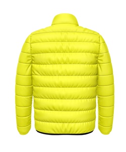 แจ็คเก็ตบอมเบอร์แบบลำลองสำหรับผู้ชาย, แจ็คเก็ตขนเป็ดยาวแบบมีฮู้ดมีฮู้ดผ้าไนลอนไล่ระดับสี - Product Image 6