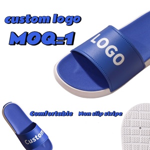 Sandalias deslizantes de diseñador con logotipo personalizado, zapatillas antideslizantes con plantilla de EVA para hombres y mujeres, diseño libre, uso en exteriores de verano - Product Image 2
