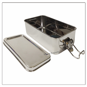 Xách tay <span class=keywords><strong>mini</strong></span> thép không gỉ Hộp Ăn Trưa cho trẻ em cho các trường học những buổi dã ngoại và thực phẩm lưu trữ trong nhà bếp hoàn hảo bánh sandwich tiffin - Product Image 5