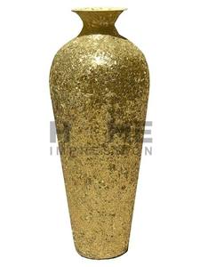 Arbre de sous-marin en métal, de luxe, en émail blanc, Vase métallique polyvalent - Product Image 5