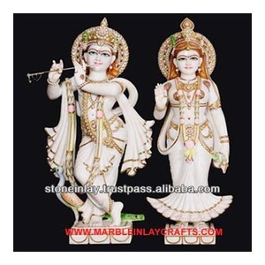 Radha Krishna Moorti, en marbre indien, nouvelle collection - Product Image 1