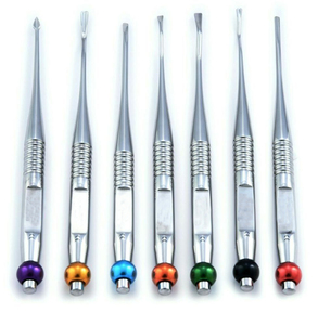 Juego de 7 elevadores de lujo, PDL, puntas de precisión, para uso Dental, quirúrgico, veterinario, CE - Product Image 1
