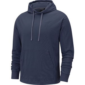 Algodón orgánico 100% Color personalizado Otoño Chenille Patch Logo Drake Sudadera con capucha para hombres - Product Image 5