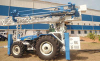 Foreuse rotative diesel montée sur tracteur PCDR, machine de forage haute productivité pour puits jusqu'à 300 m, à vendre
