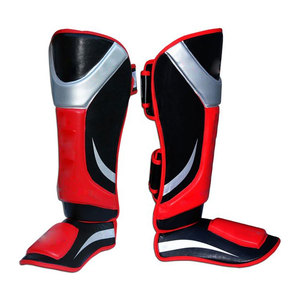 leather shin guard for training and office fights karate taekwondo high quality - Product Image 1