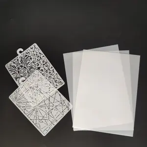 10 Mil lucido traslucido bianco latte Mylar 12x24 Stencil foglio Stencil modello materiale