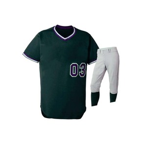 Baseball Uniforms <b>100</b>% <b>Polyester</b> Fabric Full Sublimation Breathable Quick Dry Elastic Waist Baseball Uniform Shirt Pant - Product Image 2