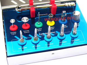 Kit de tondeuse dentaire manuelle avec instruments de greffe d'implant Disque de scie à trépine en acier - Product Image 3