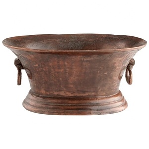 ภาษาอังกฤษ Handcrafted โลหะชาวไร่คุณภาพสูง Handcrafted แฟนซีกระถางดอกไม้ออกแบบใหม่อินเทรนด์กระถางต้นไม้ - Product Image 1