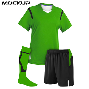 Maillots de football unisexes personnalisés, uniformes de football respirants à manches courtes, kits d'entraînement et de compétition - Product Image 2