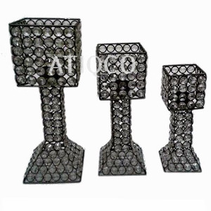 ATIQCO Porte-bougie chauffe-plat en fer fait main, support de lampe pour la décoration intérieure - Product Image 2