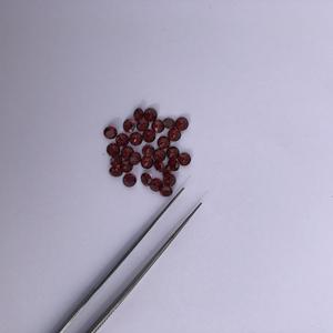 2.5 มม.หินโกเมนสีแดงธรรมชาติเหลี่ยมเพชรพลอยกลมตัดปรับเทียบราคาขายส่งผู้ผลิตอัญมณีกึ่งมีค่า Closeout ข้อเสนอ - Product Image 3