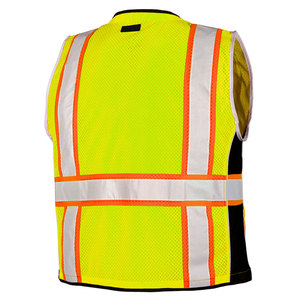 เสื้อกั๊ก Hi-Viz ทรงสลิมฟิต,เสื้อสวมศีรษะแขนยาวแบบเต็มตัวเสื้อกั๊กเพื่อความปลอดภัยในการทำงานปรับแต่งโลโก้ได้ - Product Image 6
