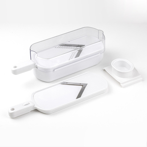 Household Hand Crank <b>Vegetable</b> Cutter, Multifunctional Food Slicer <b>Shredder</b> for Fruits & <b>Vegetables</b> Kitchen Gadget - Product Image 1