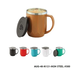 Trending Custom 450ml Capacity Stainless Steel Travel Mug UV Printing <b>Screen</b> Printing Coffee Cup <b>Plastic</b> Stainless Steel Cup - Product Image 5