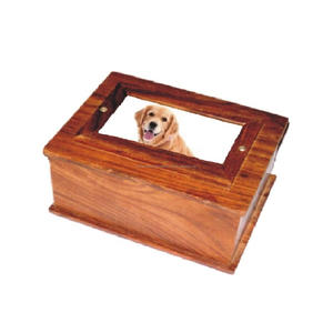 โกศไม้สำหรับสัตว์เลี้ยงทำจากไม้รูปอุ้งเท้าขายดีขายดี | โกศใส่ศพไม้ | ตกแต่ง | - Product Image 2