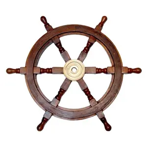 Wholesale Supplier Of Antique Sheesham Nautical Wooden Ship Wheel Customized decorative wooden ship wheel