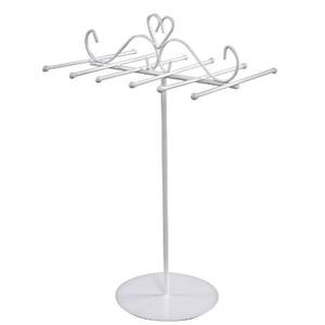 Présentoir de bijoux en métal, boîte à bijoux fins, noir, enduit de poudre, décoration maison, accessoire à la mode - Product Image 1