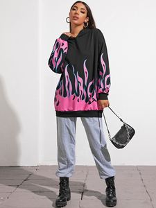 OEM Fashion Autumn Winter Long Sleeve Women Sweatshirt Harajuku Owl Print Hoodies Hooded Tracksuit <b>Jumper</b> <b>Pullover</b> - Product Image 5