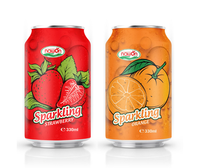 Boisson gazeuse à la fraise vietnamienne 330 ml, boisson non alcoolisée OEM, fabricant de boissons HALAL ISO, boissons gazeuses OEM/ODM