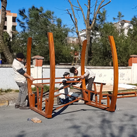 Vente flash! Gazebos d'extérieur de haute qualité avec structure en acier, voile en acrylique enduit de PU, couleur naturelle, longue durée de vie, toutes saisons, fabriqués en Turquie