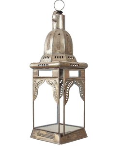 Bougeoir lanterne marocaine de haute qualité en verre coloré avec styles suspendus pour la décoration de la maison et les fêtes de Noël - Product Image 5