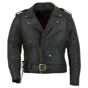 EN17092 Chaqueta corta de cuero para moto de Invierno para mujer Cinturón ajustable Protección principal Relleno de algodón Sólido Venta completa - Product Image 1