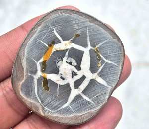 Septaria-GEMA grande de araña, Gema grande, color negro, tela de araña, septario, Nodule, Araña, piedra preciosa suelta - Product Image 2