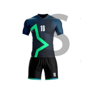 Vente en gros de vêtements de sport de football pour hommes personnalisés, ensemble d'uniformes, maillot de football par sublimation avec découpe automatisée - Product Image 6