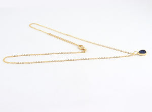 ขายร้อนมินิมอลเหลี่ยมเพชรพลอยธรรมชาติ Catseye โซ่จี้ทอง/เงินชุบ8มิลลิเมตรรอบผู้ผลิตขายส่งโซ่จี้สร้อยคอ - Product Image 6