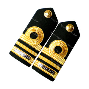 Uniforme nupcial, anillo de oro, epaulette, insignia nupcial, tableros de hombro, charreteras - Product Image 2