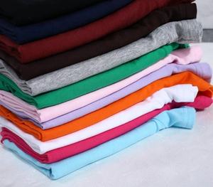 T-shirts 100% coton de haute qualité pour hommes Tops personnalisés à motifs solides en tissu jersey - Product Image 5