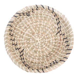 Plaque de panier murale ronde en jonc de mer naturel de qualité supérieure faite à la main Accessoires de décoration pour la maison du Vietnam - Product Image 6